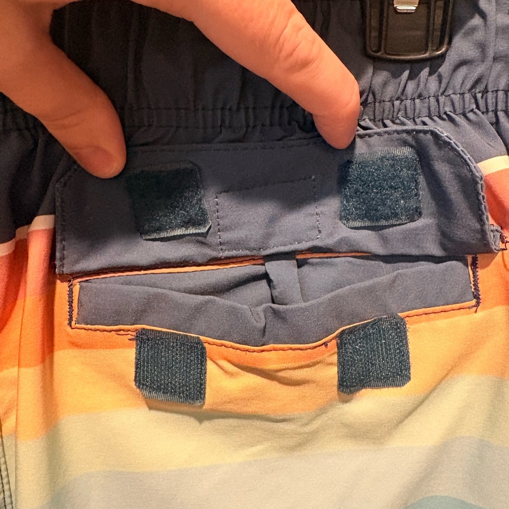Vibrant Striped Swim Trunks for Men - Picture 5 of 5